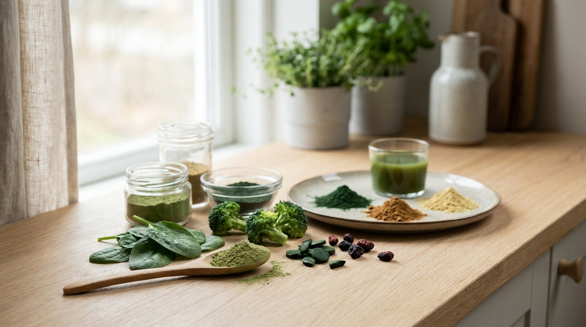 Energielabel van greens poeders: welke ingrediëntenlijst zegt wat over kwaliteit?