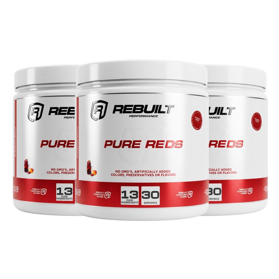 3 stk. Pure Reds