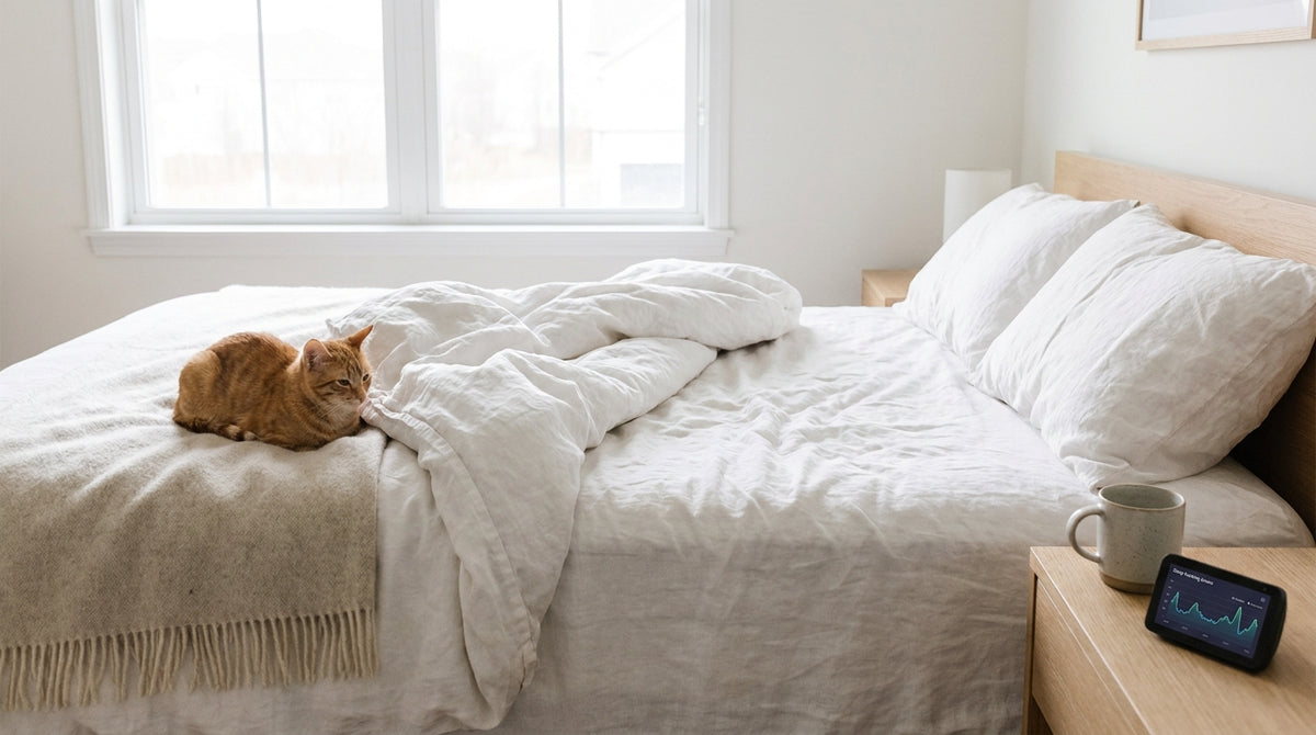 Varför sover man sämre när man sover med husdjur i sängen? Så påverkar hundens eller kattens nattliga rörelser din djupsömn och vad du kan göra utan att stänga ut dem