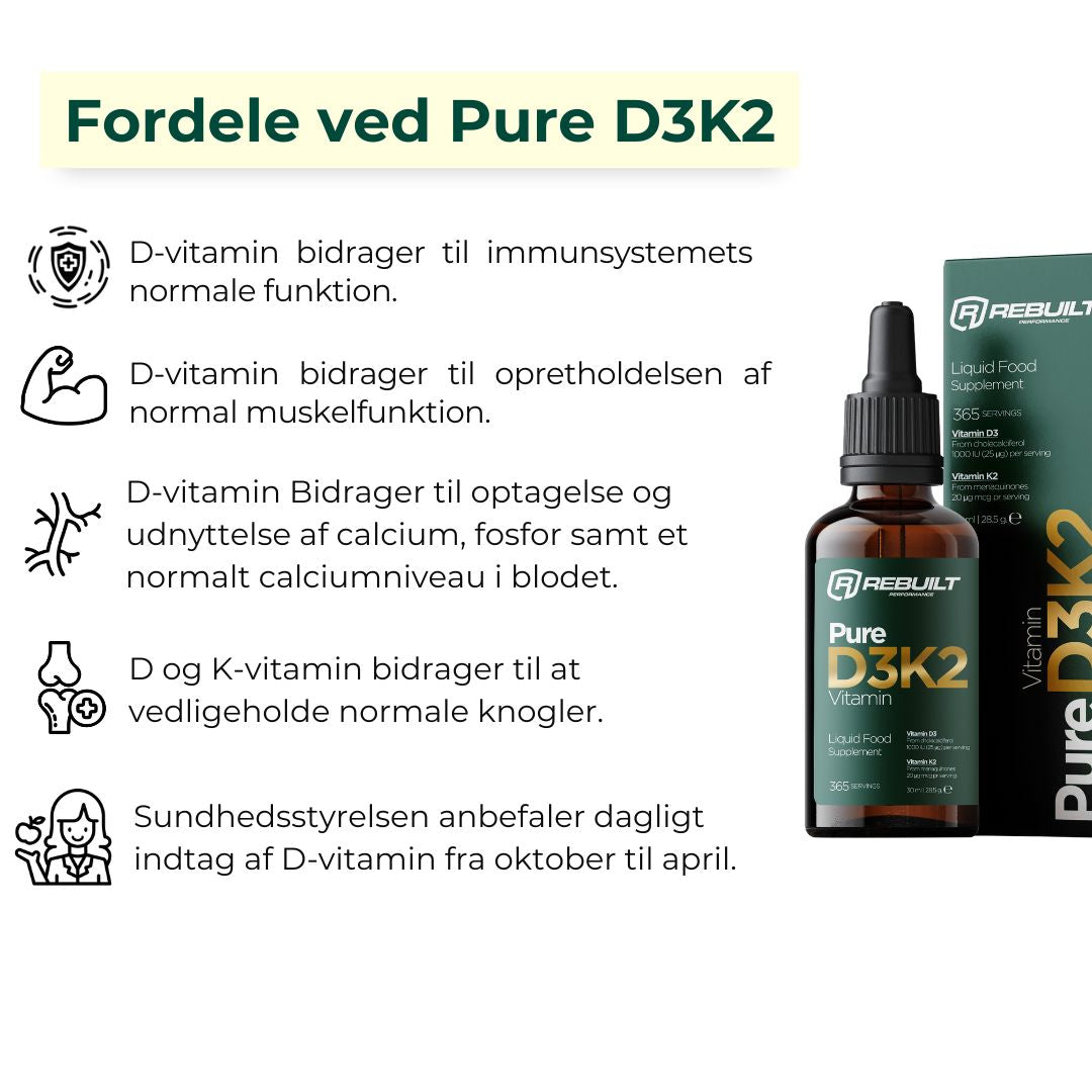 Pure D3K2 - 365 Servings