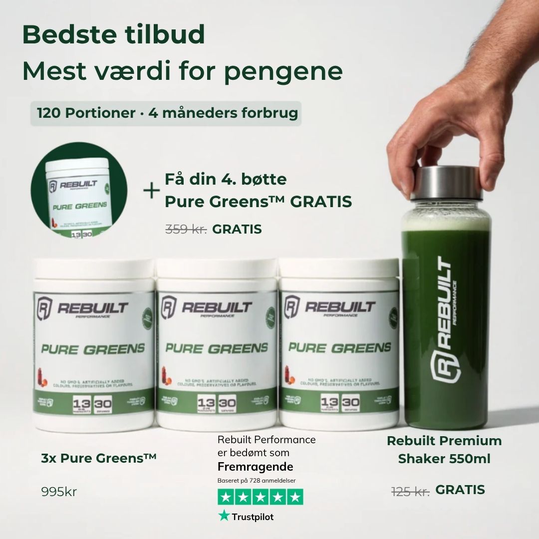 Kaufe 3, erhalte 4 Greens + kostenlosen Mixer